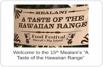 Taste of the Hawaiian Range - Ranching in Hawaii