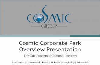 Cosmic corporate park presentation