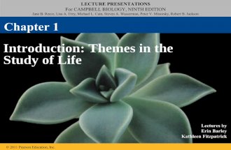Ch 1: Themes in the Study of Life