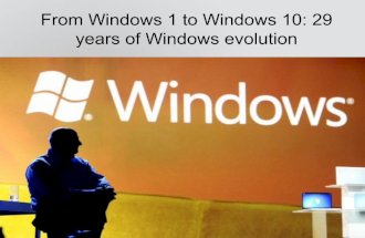 History of windows