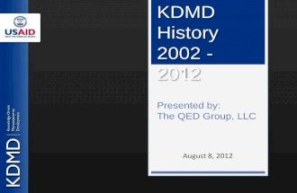 Kdmd History - 2012