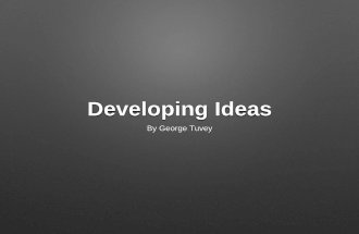 Developing ideas