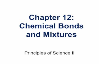 Chapter 12 chemical bonds and mixtures