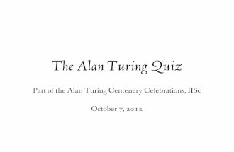 Alan Turing Quiz