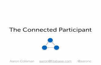 SBM 2015 - The Connected Participant / Fitabase