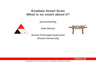 Exadata Smart Scan  - What is so smart about it?