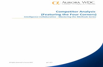 Mtm2 white paper   competitor analysis (featuring the four corners)