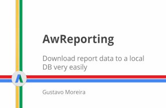 AwReporting - the reporting tool