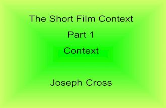 The Short Film Context Part 1