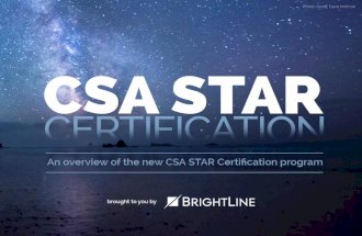 CSA STAR Certification Overview