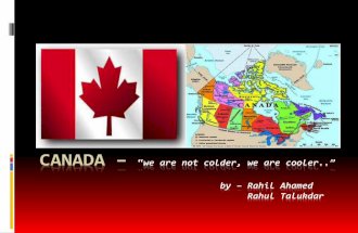 presentation on Canada and business with India
