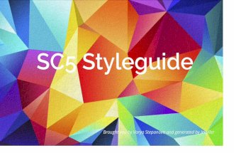 SC5 Style Guide Generator