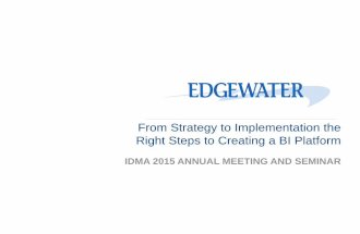 From Strategy to Implementation the Right Steps to Creating a BI Platform
