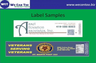 Label samples