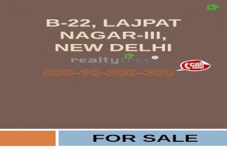 Floor for sale in Lajpat Nagar 3.
