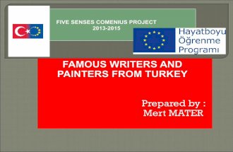 Famaus writers and painters from turkey mert