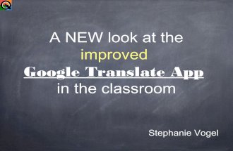 Google Translate Update