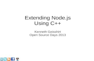 Extending Node.js using C++