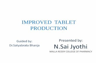 Improved tablet production