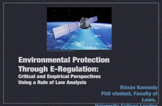 Environmental Protection Through E-Regulation: Critical and Empirical Perspectives