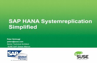 SAP HANA System Replication simplified