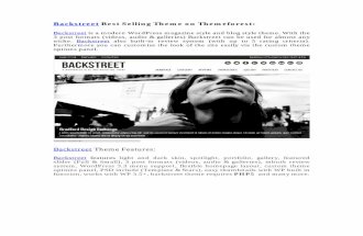 Backstreet - Modern Blog & Magazine Theme