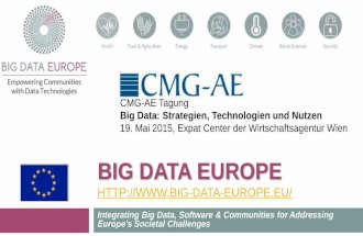 Introduction to: Big Data Europe Project