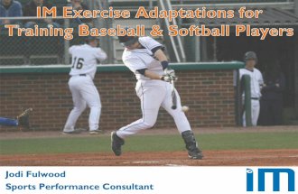 Exercise Adaptations for Baseball and Softball Players