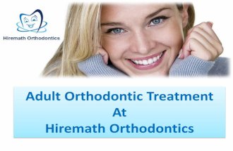 Adult orthodontic treatment at h iremath orthodontics