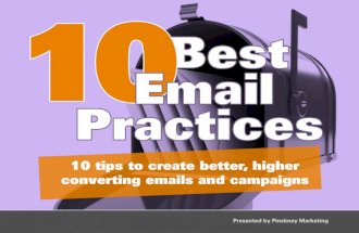 10 Best Email Practices