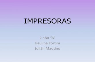 Impresoras by Fortini & Mautino