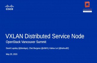 VXLAN Distributed Service Node