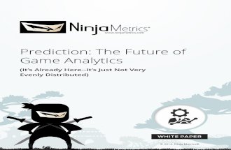 Prediction - the future of game analytics - white paper