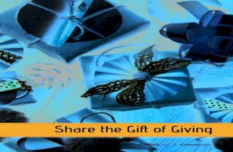 Share the Gift of Giving