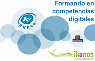 IKANOS WORKSHOP: Formando en competencias digitales - Leticia Baceiredo (KZgunea)