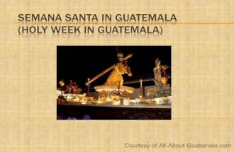Semana Santa In Guatemala