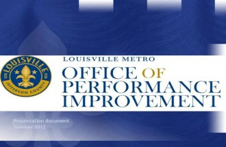 Performace improvement presentation.081912