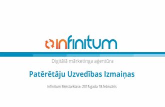 Infinitum8 Meistarklase - Vai esiet gatavi digitālajam mārketingam 2015.gadā?