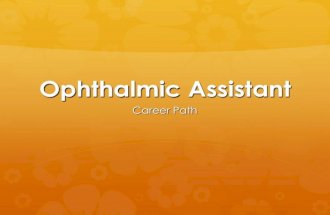 An Introduction to the Ophthalmic Assistant Profession