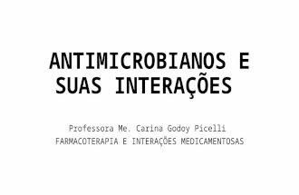 Antimicrobianos e suas interações