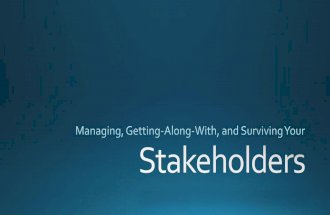 PM Reston Managing Stakeholders by Robert Godbey
