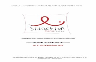 Rapport Sidaction Maroc 2014