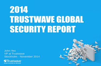 Sammanfattning av 2014 Trustwave Global Security Report