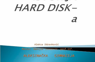 Istorija hard diska - Aleksa Zdravković - Nebojša Lazarević