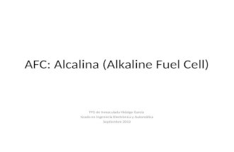 Pilas de combustible AFC