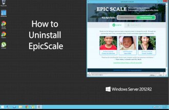 EpicScale Uninstall Instructions