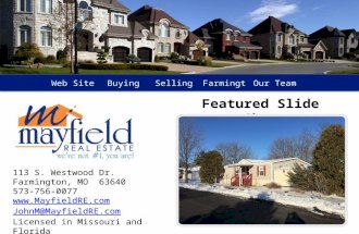 Nice home for sale in Farmington, MO - With Mayfield Real Estate