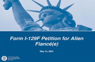 Form I-129F Petition for Alien Fiancé(e)