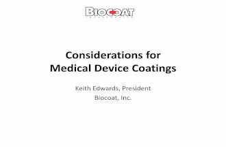 Medical Device Coatings April Innoplast 2015
