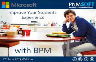Improve Your Students' Experience with BPM
